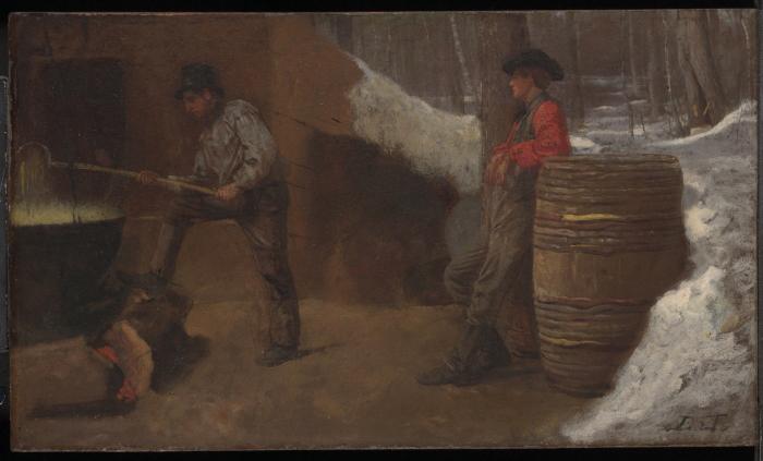 Eastman Johnson The Sugar Camp